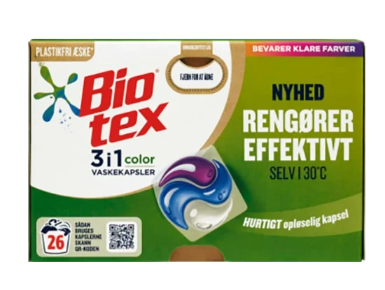 Biotex Vaskekapsler Color 26stk