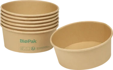 Skål Ronda Bred Papp/pla Brun 700ml