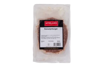 Reinsdyrburger 165g Halvstekt Frys Mydland