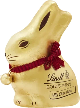 Gold Bunny Påskehare Melkesjokolade 50g