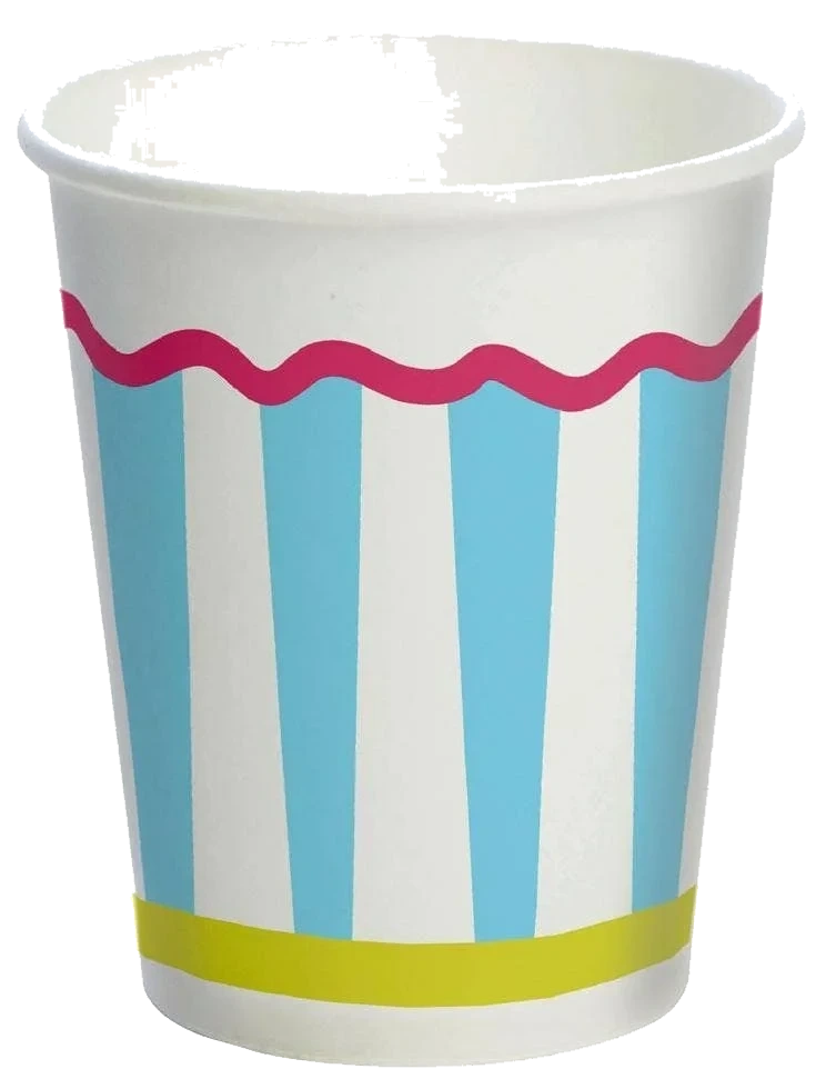 Pappersmugg Pop Stripes 24cl