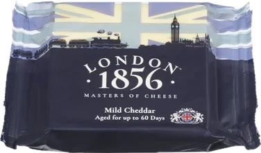 London 1856 Hvit Mild Cheddar 200g