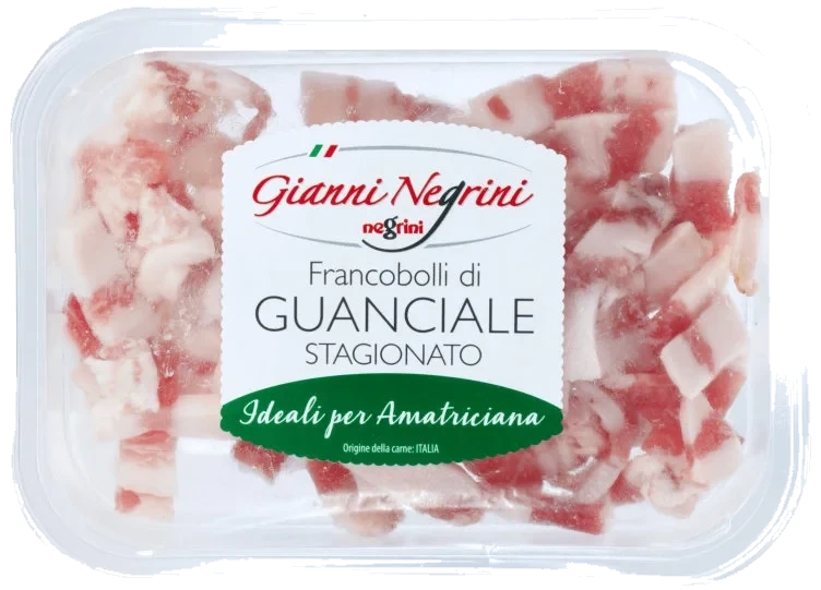 Guanciale Terning 100g Negrini