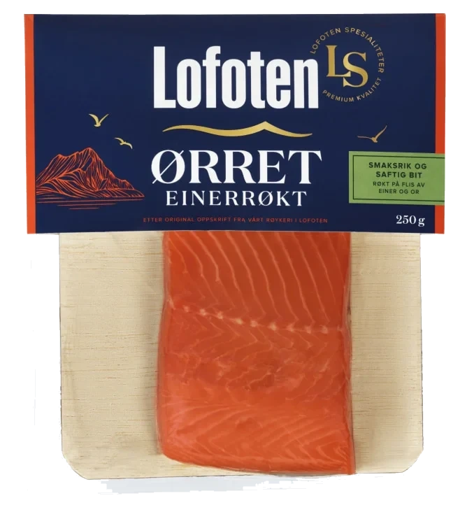 Ørret Einerrøkt Bit 250g Lofoten