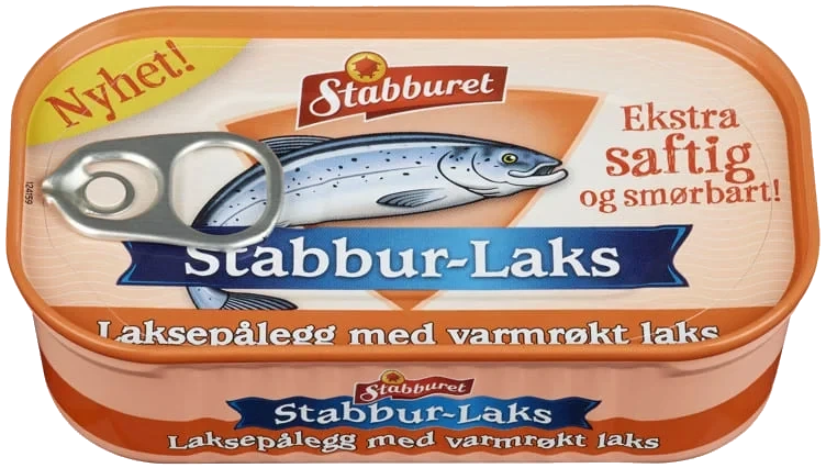 Stabbur-Laks Varmrøkt 90g Stabburet