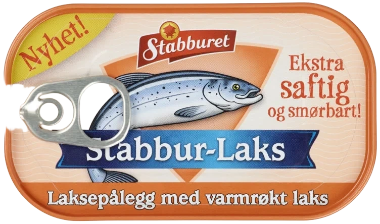 Stabbur-Laks Varmrøkt 90g Stabburet