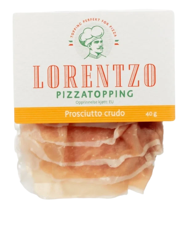 Pizzatopping Prosciutto Crudo 40g Lorentzo