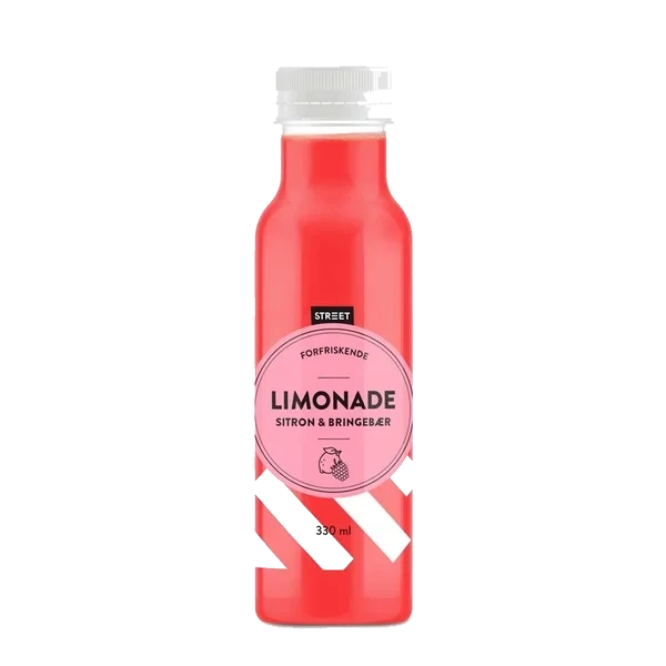 Street Limonade Bringebær 330ml Fl 12stk