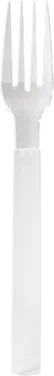 Gaffel Clear Ps Gjenbrukbar 18,5cm Transp