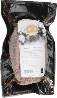 Reinsdyr Stek, surret - frys