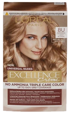 Loreal Excellence Creme Universal Light Blonde Nudes 8u