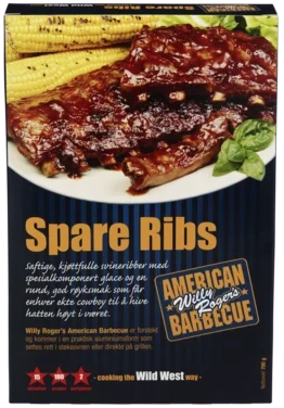 Spare Ribs 700g American Barbecue Vossakjøt