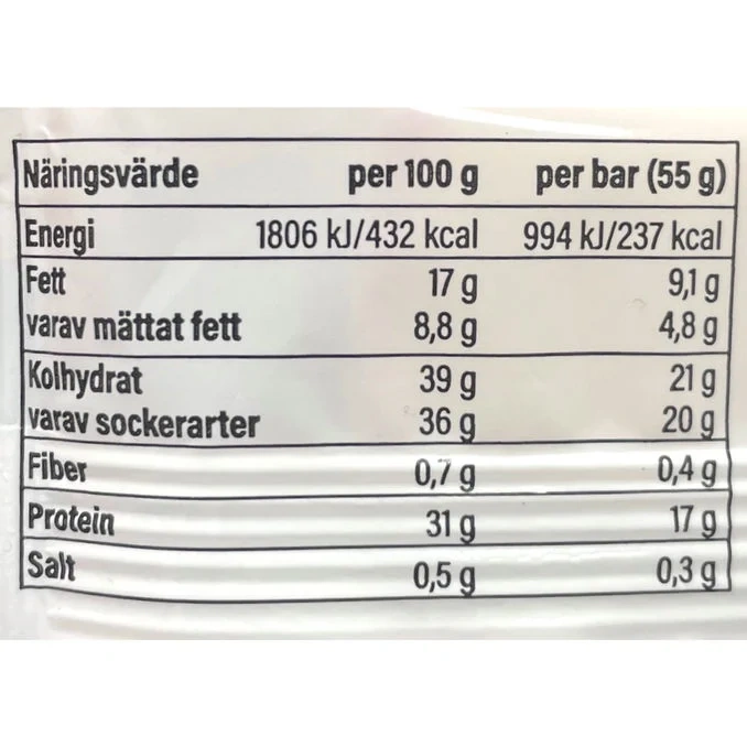 Proteinbar Hallonglass 15-pack