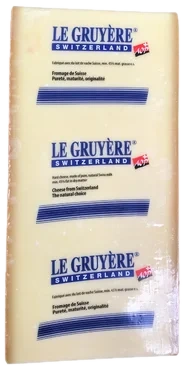 Gruyère Aop 12 Mnd Cave Aged 2x2kg Real Swiss Cheese