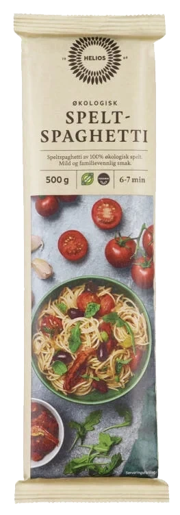 Spaghetti Spelt 500g Økologisk Helios