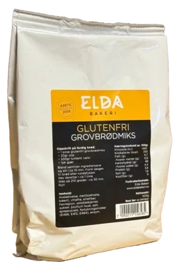 Elda Glutenfri Grovbrødmiks med Chia