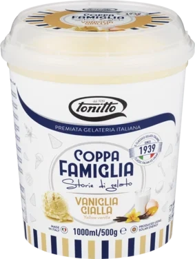 Coppa famiglia vanilje 1 l