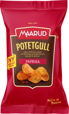 Potetgull Paprika 40g Maarud