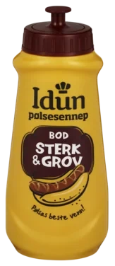 Pølsesennep Bod Sterk & Grov 490g Idun