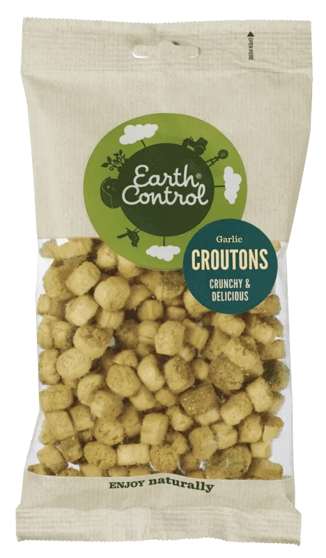 Earth Control Krutonger med Hvitløk 100g