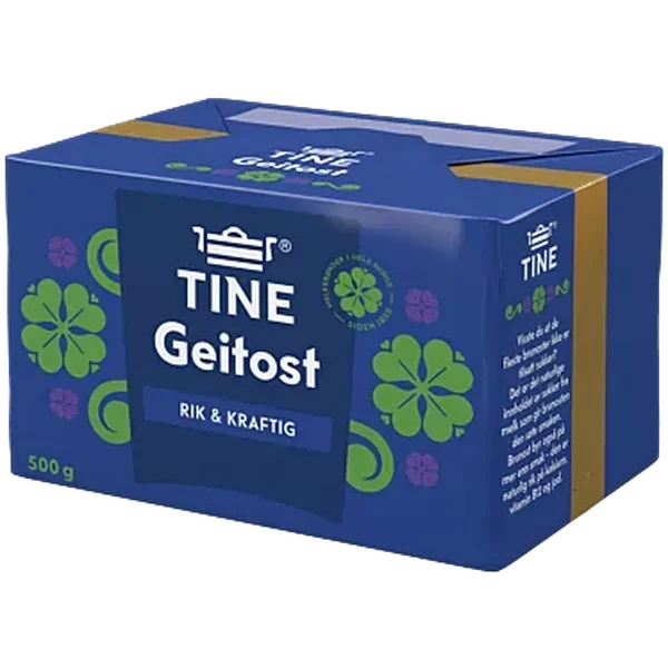 Geitost Ekte Firkantet 500g Tine