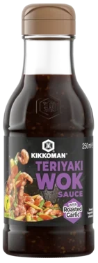 Teriyaki Saus Roasted Garlic 250ml Kikkoman