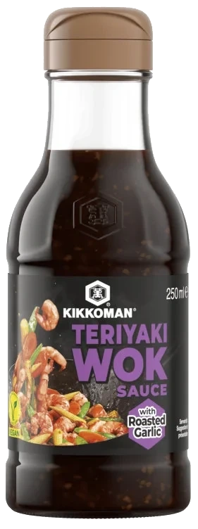 Teriyaki Saus Roasted Garlic 250ml Kikkoman