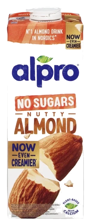 Alpro Usøtet Mandeldrikk 1l