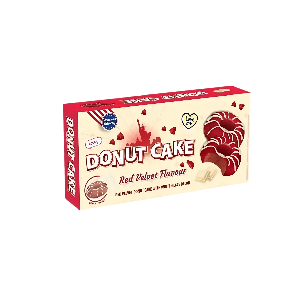 American Bakery Donut Cake Red Velvet 135 g