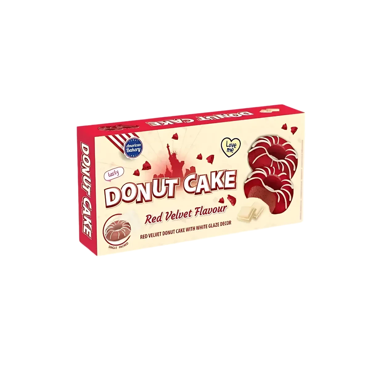American Bakery Donut Cake Red Velvet 135 g