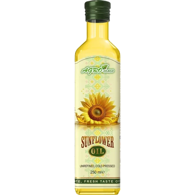 Oraffinerad Solrosolja