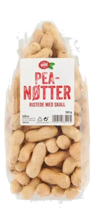 Peanøtter med Skall 300g Husk!