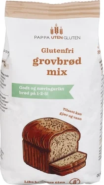 Glutenfri Grovbrød Mix 500g Pappa uten Gluten