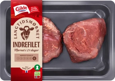 Storfe Indrefilet L.Mør Skivet Pk