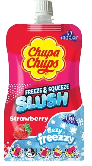 Chupa Chups Slush Jordbær 250ml