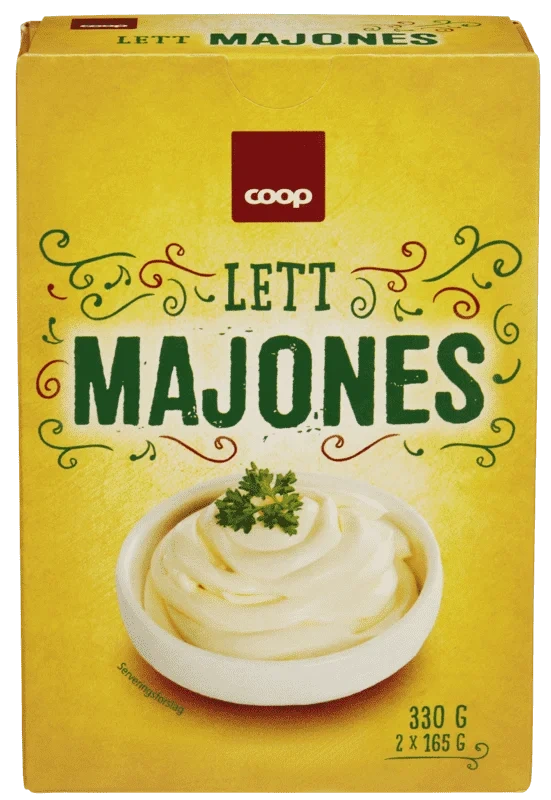 Coop Lett Majones 330g