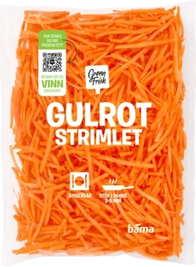 Gulrot Strimlet 150g