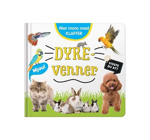 Dyrevenner - Bok med Klaffer