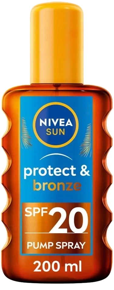 NIVEA SUN Protect & Bronze Oil Spray SPF20 200 ml
