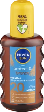 Nivea Sun Spf20 Protect&Bronze Oil Spray 200ml