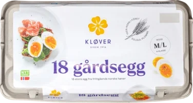 Gårdsegg Bunnpris 18pk