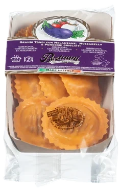 Grandi Girasoli m/Aubergin & Tomat 250g Bertagni