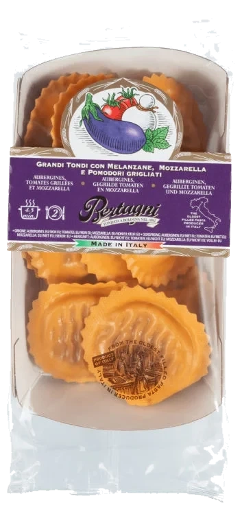 Grandi Girasoli m/Aubergin & Tomat 250g Bertagni