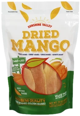 Tørket Mango 400g Sunshine Delights
