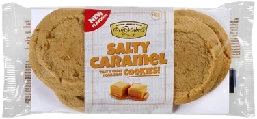 Cookies Salty Caramel 4pk 180g Aunt Mabels