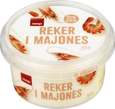 Coop Reker i Majones 180g