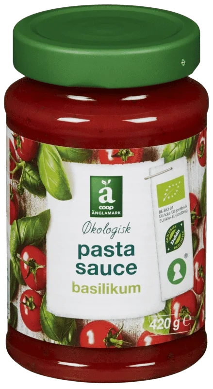 Änglamark Pasta Saus Basilikum 420g
