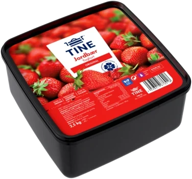 Yoghurt Jordbær 2.5kg Tine