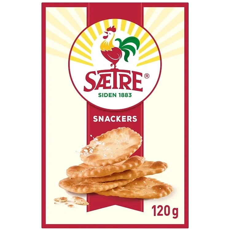 Sætre Snackers Salt 120g