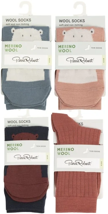 Wool Socks Kids Mix 21 25-28 Pierre-Robert